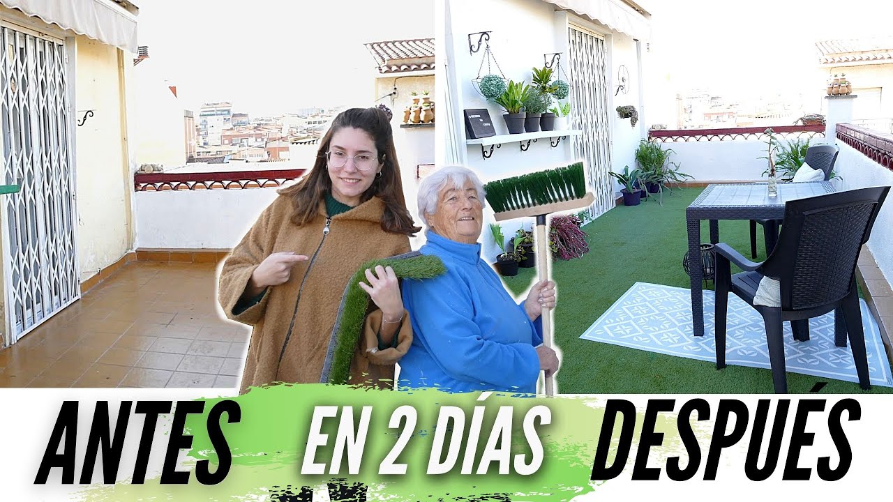 Transformación TERRAZA/PATIO ¡De mi Abuela!💪 (En 2 días) Increíble Resultado (ANTES Y DESPUES)😱 AD