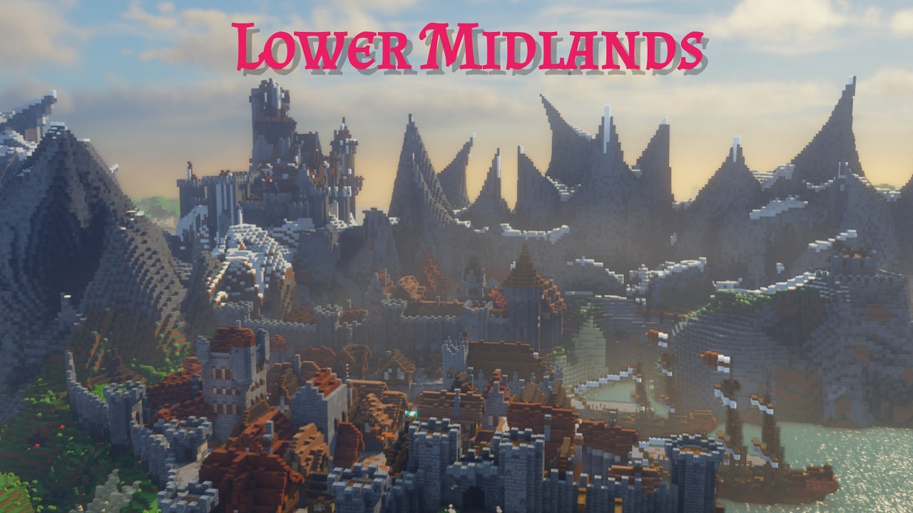 Terraforming my massive medieval forever world part 5 - Lower Midlands