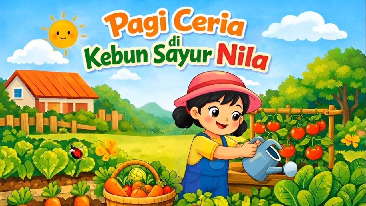"Pagi Ceria di Kebun Sayur Nila" | Cerita Anak PAUD