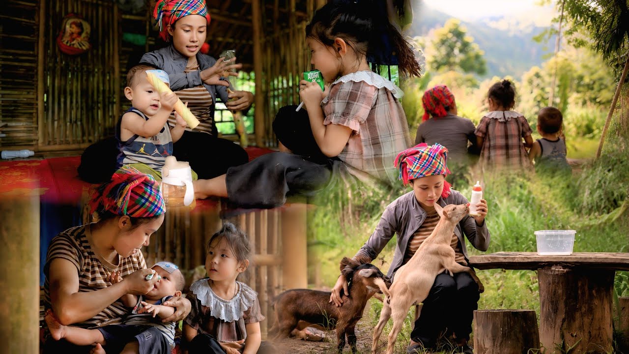 Single Mom Cares for Sick Daughter While Rescuing a Drowning Kitten & Feeding Orphan Goats!