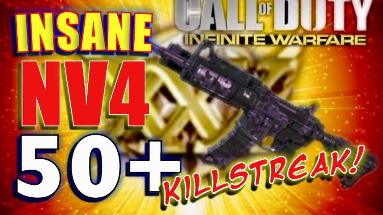 INSANE 50+ KILLSTREAK with NV4 Infinite Warfare JUGGERNAUT Gameplay
