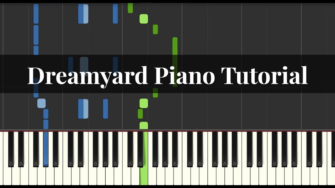 Pokemon OST - Dreamyard [Piano Tutorial]