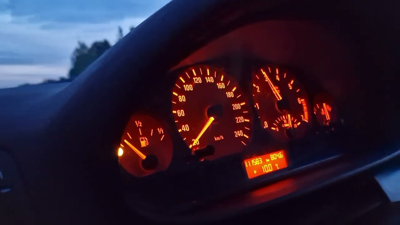BMW 316i e46 105hp/PS acceleration 0-100 km/h M43