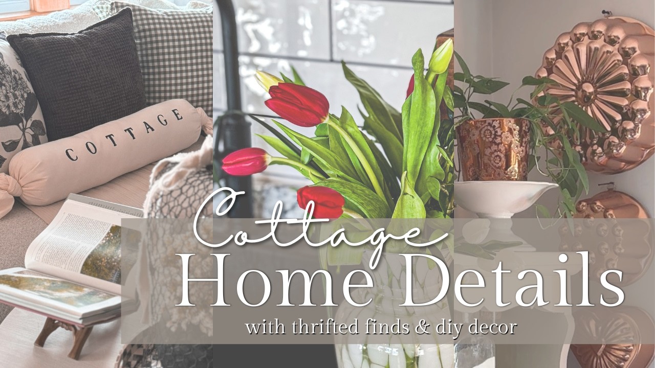 Antique & Thrift with Me | Cottage Decor On a Budget | HAUL + STYLE | Antique Farmhouse DIY Dupe
