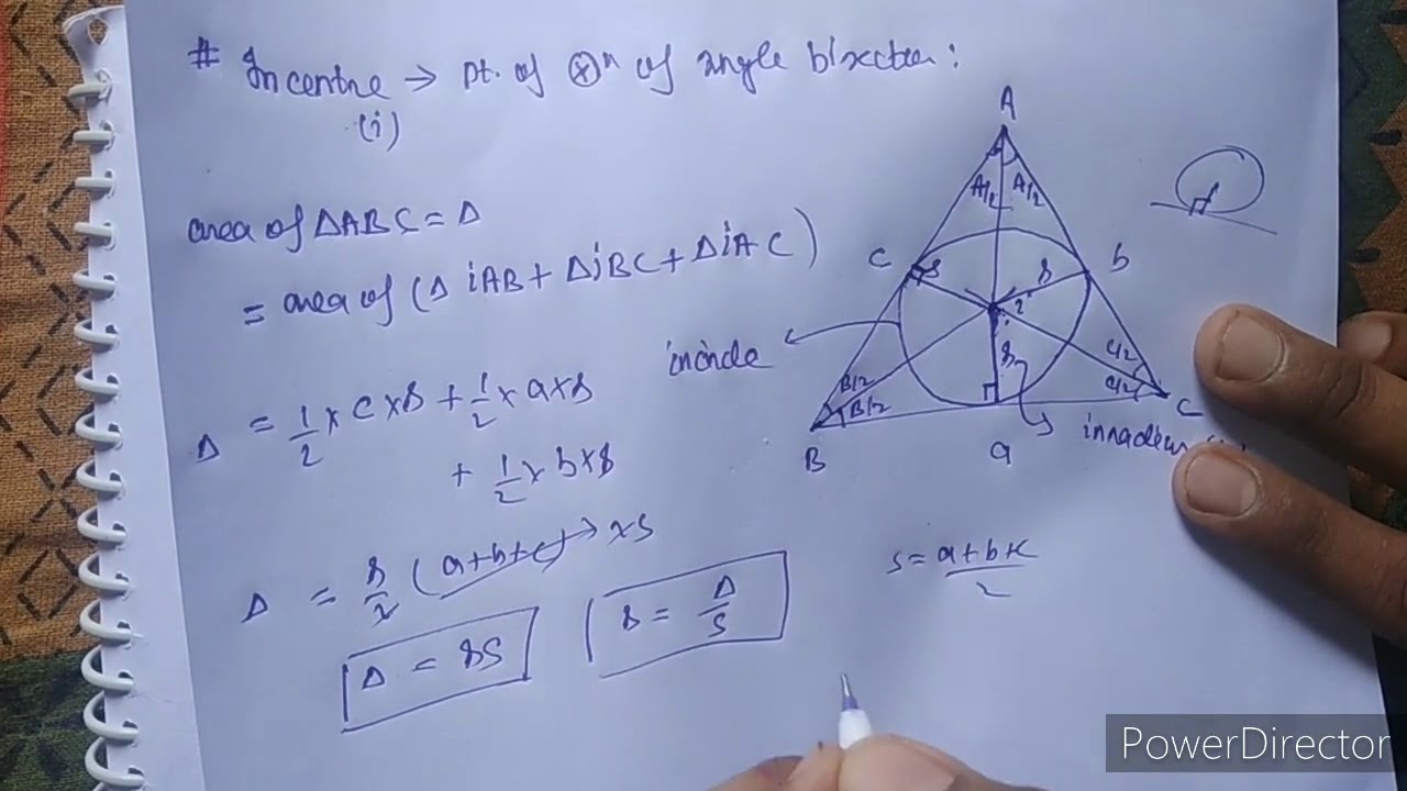Circum-radius, In-radius, and Ex-radii of a triangle || Ankit Pandey