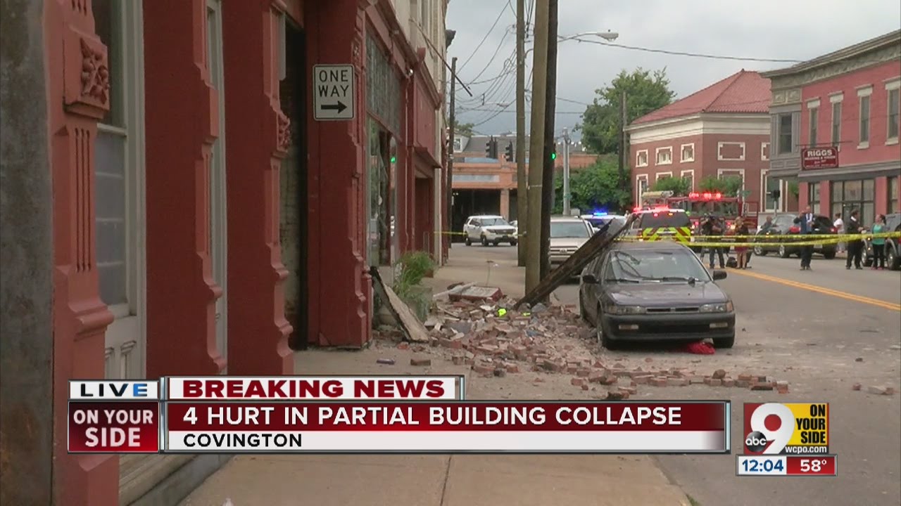 4 school chaperones injured by partial building collapse during school field trip