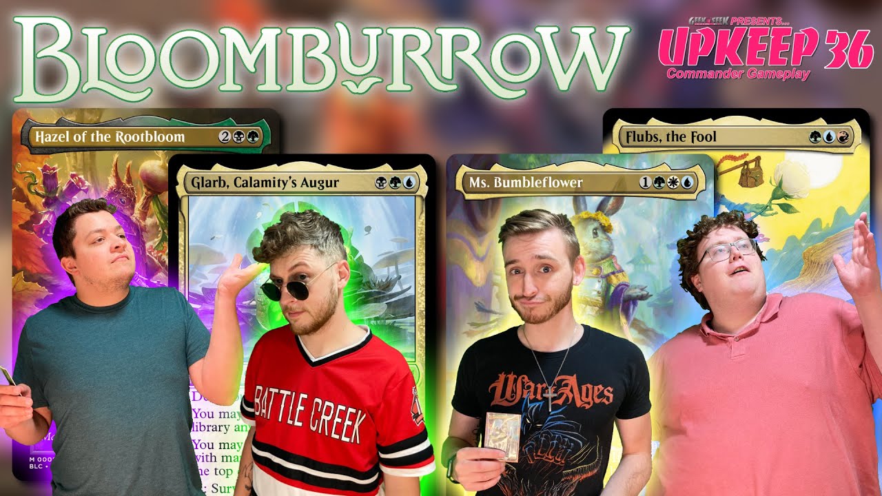 BLOOMBURROW Commander Gameplay | Upkeep #36 (Hazel, Glarb, Ms. Bumbleflower, Flubs) #mtg #edh