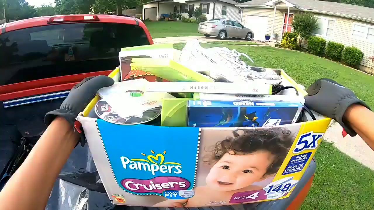 Encuentro juegos de XBOX 360 en la basura