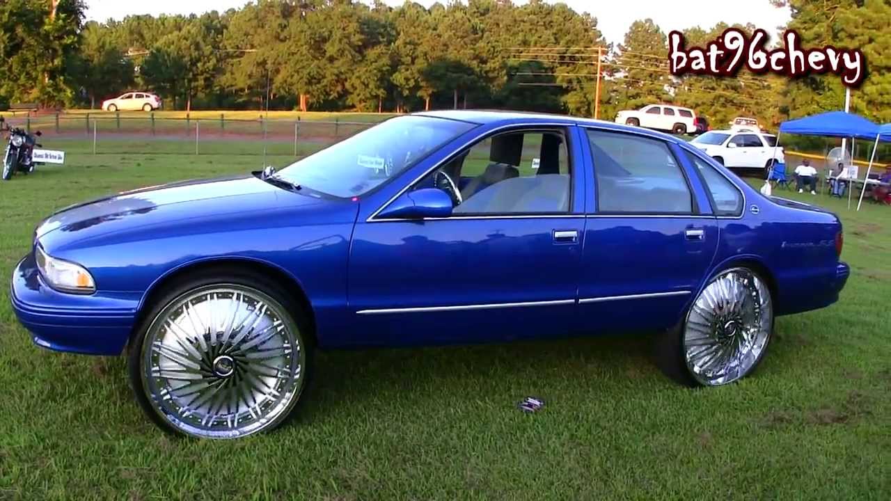 Blue/Silver 96 Impala SS on 28