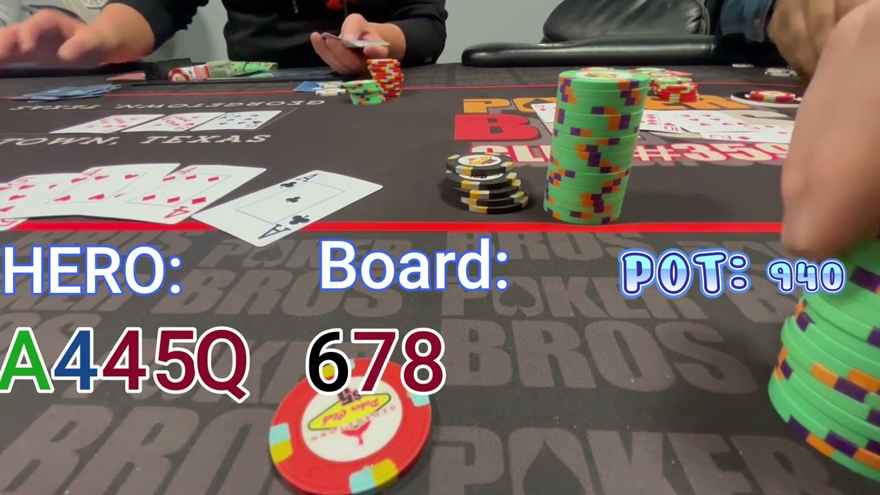 All Big O Cash Game in Texas!  Georgetown Poker Meet up Game!