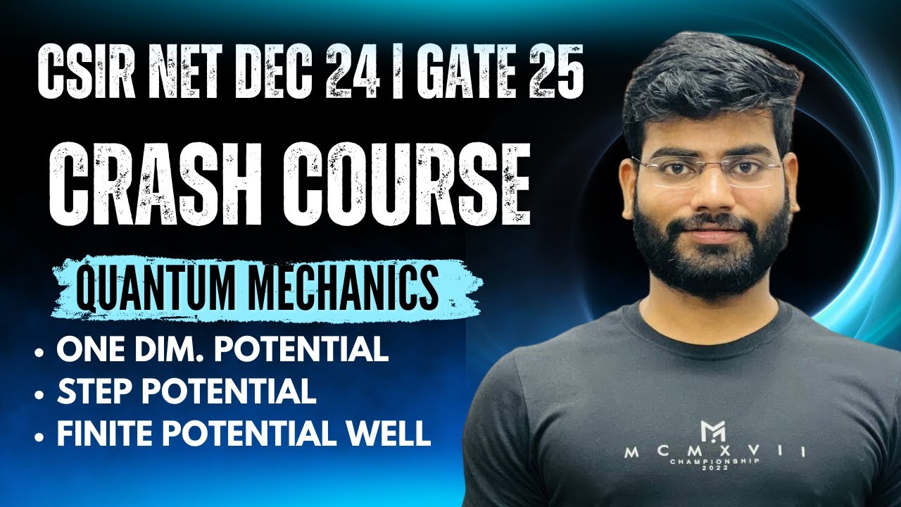 CSIR NET PHYSICS | GATE PHYSICS| Crash course quantum mechanics| lecture-01
