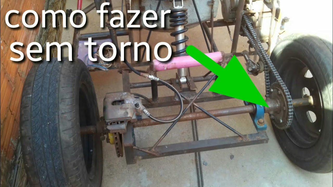 Como fazer a flange da coroa do kart Cross, flange caseira sem torno