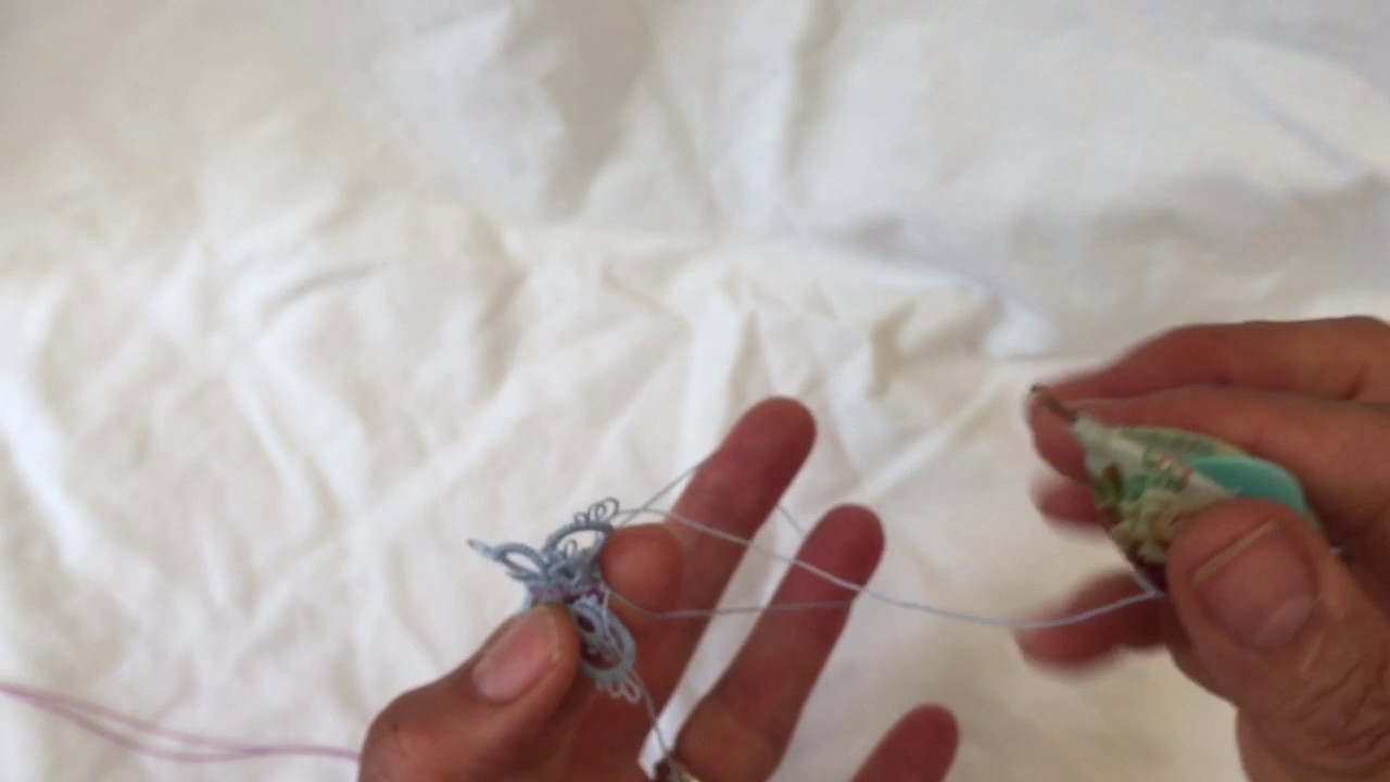 Tatting - Split Ring Head of the Butterfly