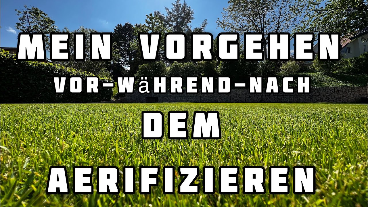 Luft für die Rasentragschicht | das volle Programm!