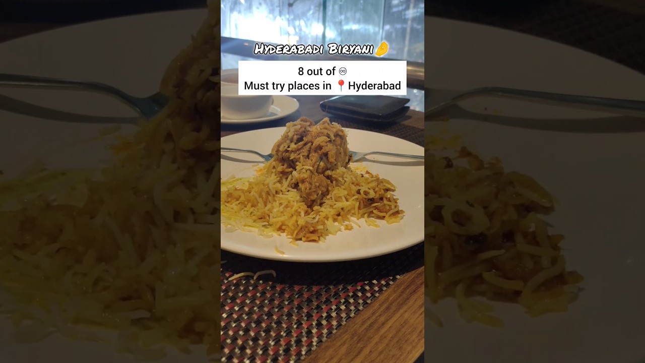 Must try Hyderabadi Biryani places in Hyderabad | World famous Hyderabadi Biryani #hopandtaste