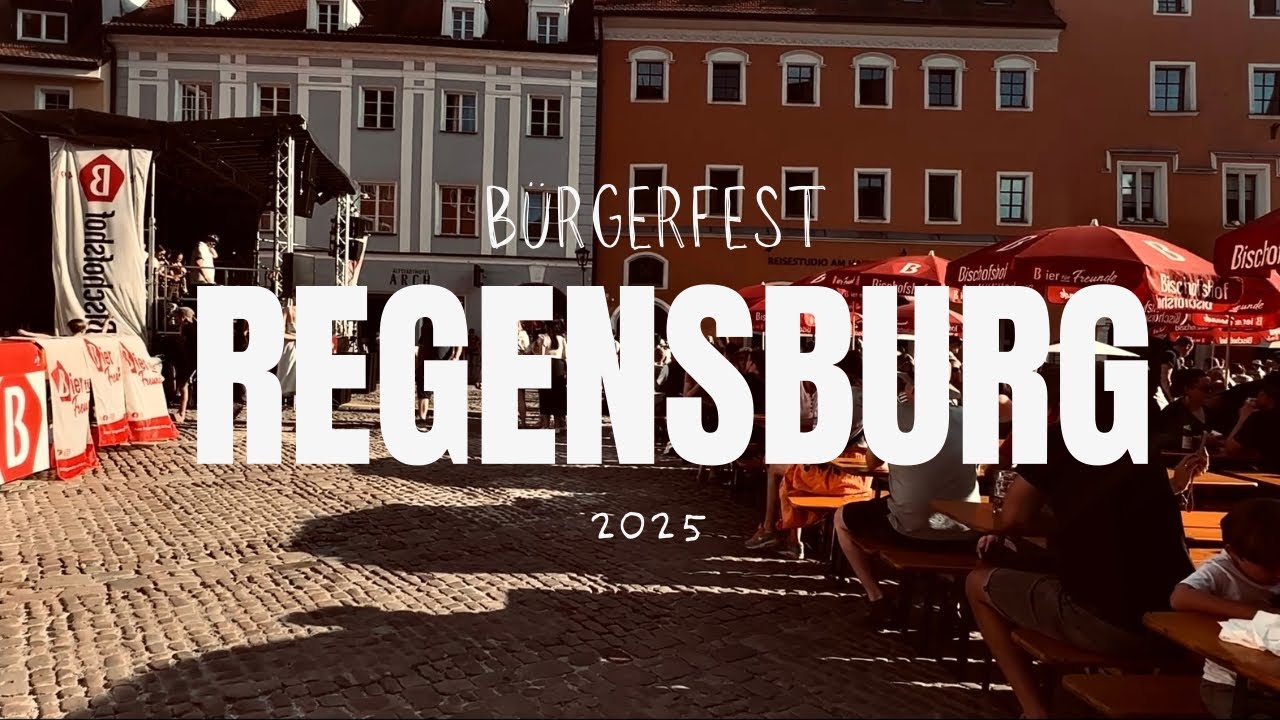 A walk through Regensburg | B&uuml;rgerfest 2025