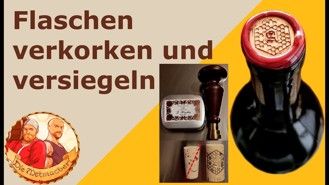 Met selber machen - Flaschen verkorken und versiegeln