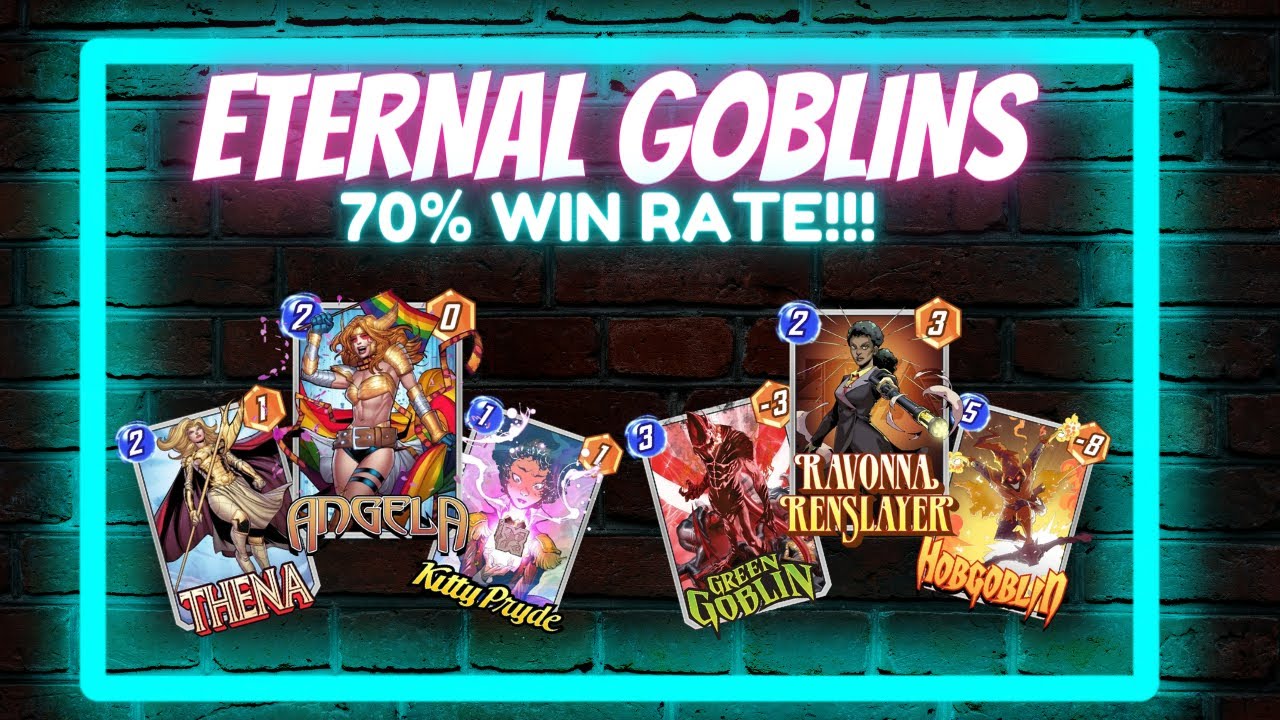 Thena Goblins 70% Win Rate!!! Top Marvel Snap Decks!!