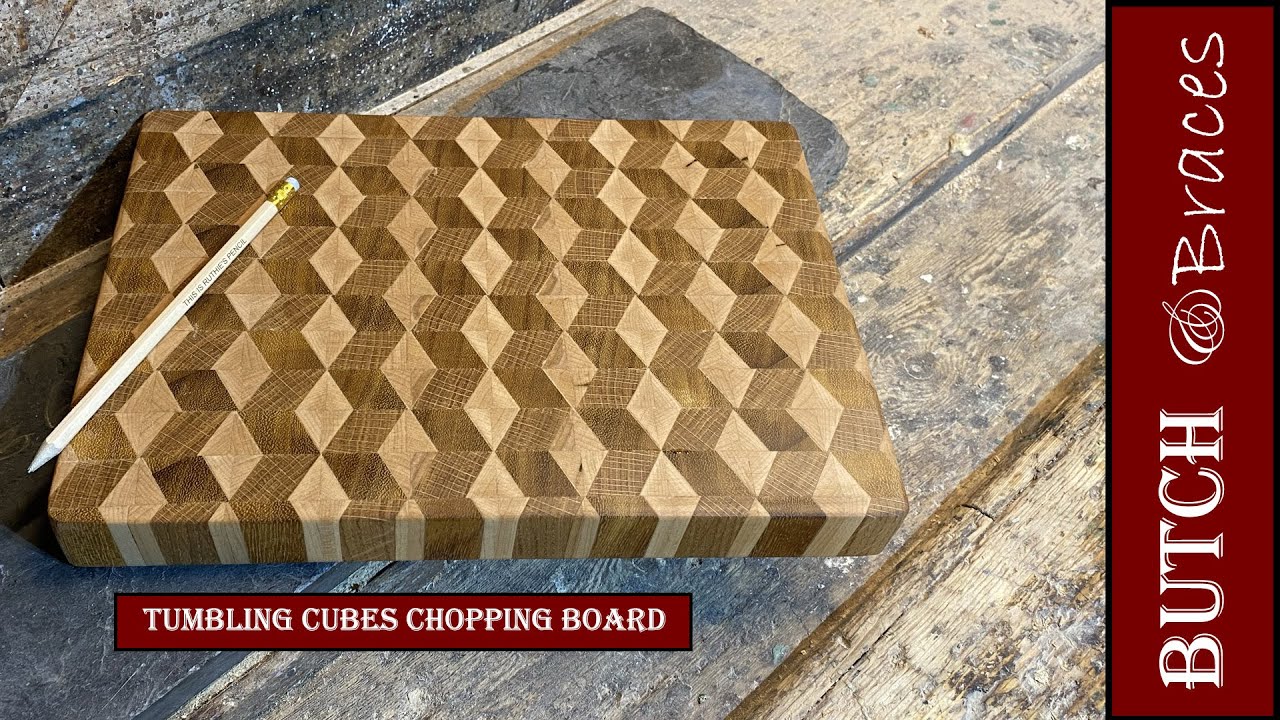Tumbling Cubes Chopping Board
