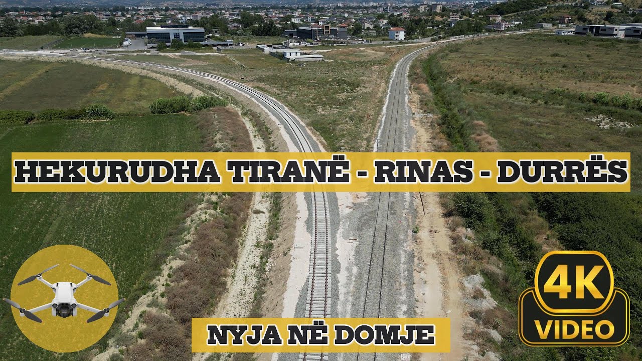 🚄 Hekurudha Tiranë–Rinas–Durrës | A do përfundojë në kohë? Ja çfarë ndodh realisht në nyjen e Domjes