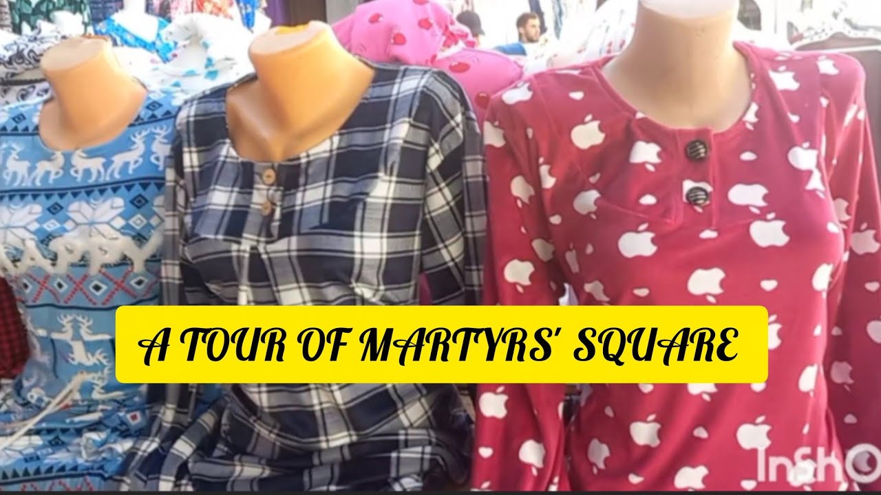 A tour of Martyrs Square, the sale of Deir Lafar, Winter clothes  100  🧝‍♀️# shopping #primark