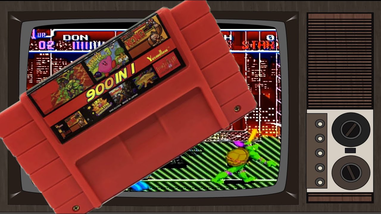 Cartucho de Super Nintendo 900 in 1