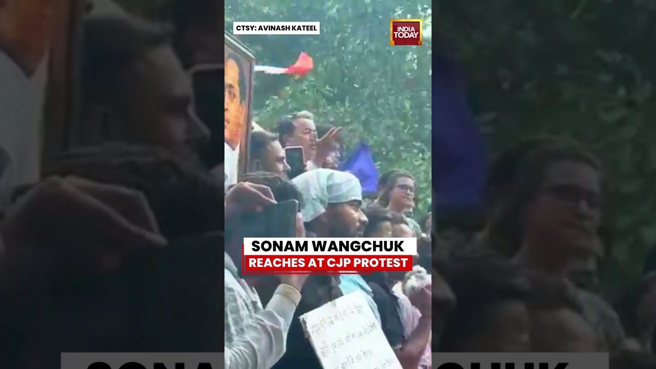 Sonam Wangchuk Targets Centre During Cockroach Janta Party Protest in Delhi #cockroachjanataparty