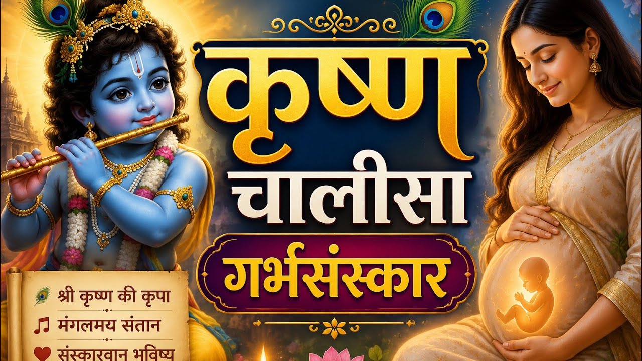 श्रीकृष्ण चालीसा।श्रीकृष्ण जैसी संतान के लिए।कृष्ण लीला।Pregnancy prayer।गर्भ प्रार्थना।गर्भसंस्कार 