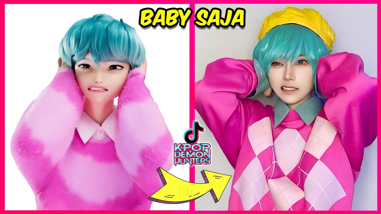 KPOP Demon Hunters in Real-Life TikTok Version + Guess KPop Demon Hunters by EMOJI Quiz 🤩 Rumi, Jinu