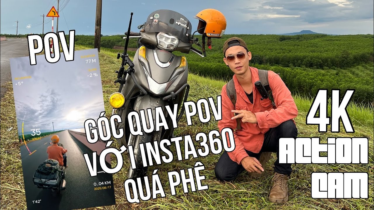 4K - CHIA SẺ NHANH CÁCH TẠO GÓC NHÌN NHÂN VẬT GAME POV VỚI INSTA360 X5 QUÁ PHÊ.