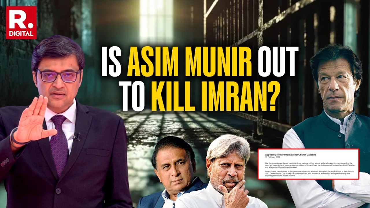 Arnab Questions The Safety Of Imran Khan In Asim Munir's Pakistan