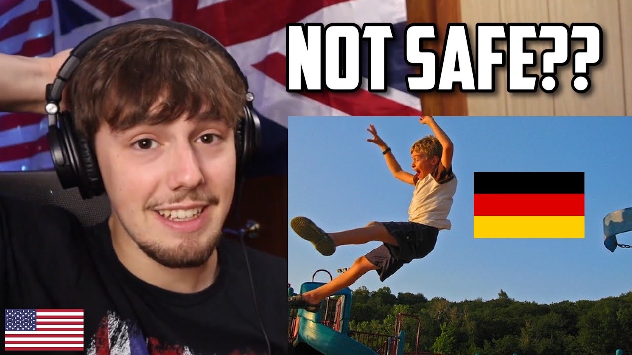 American Reacts to German Playgrounds..