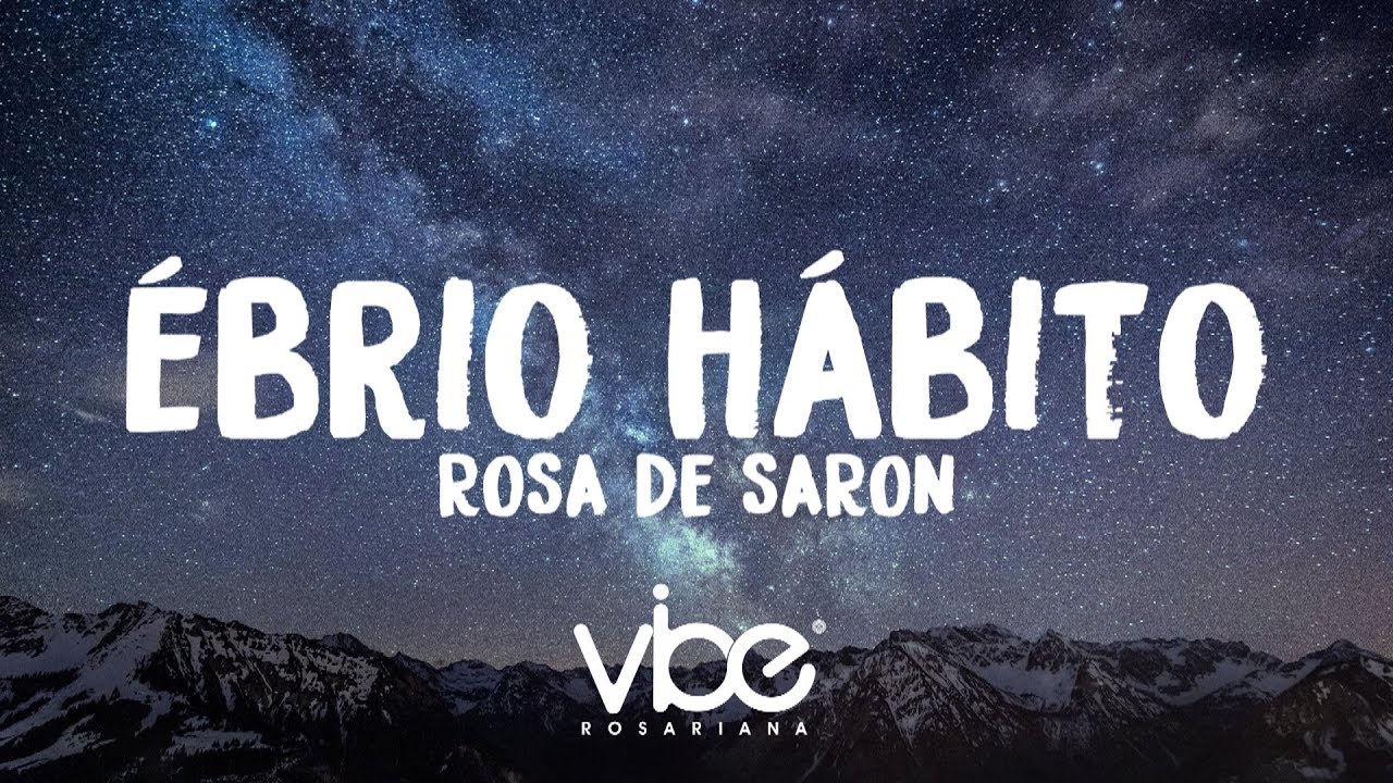 Rosa de Saron - Ébrio Hábito (Lyrics / Lyric Video)