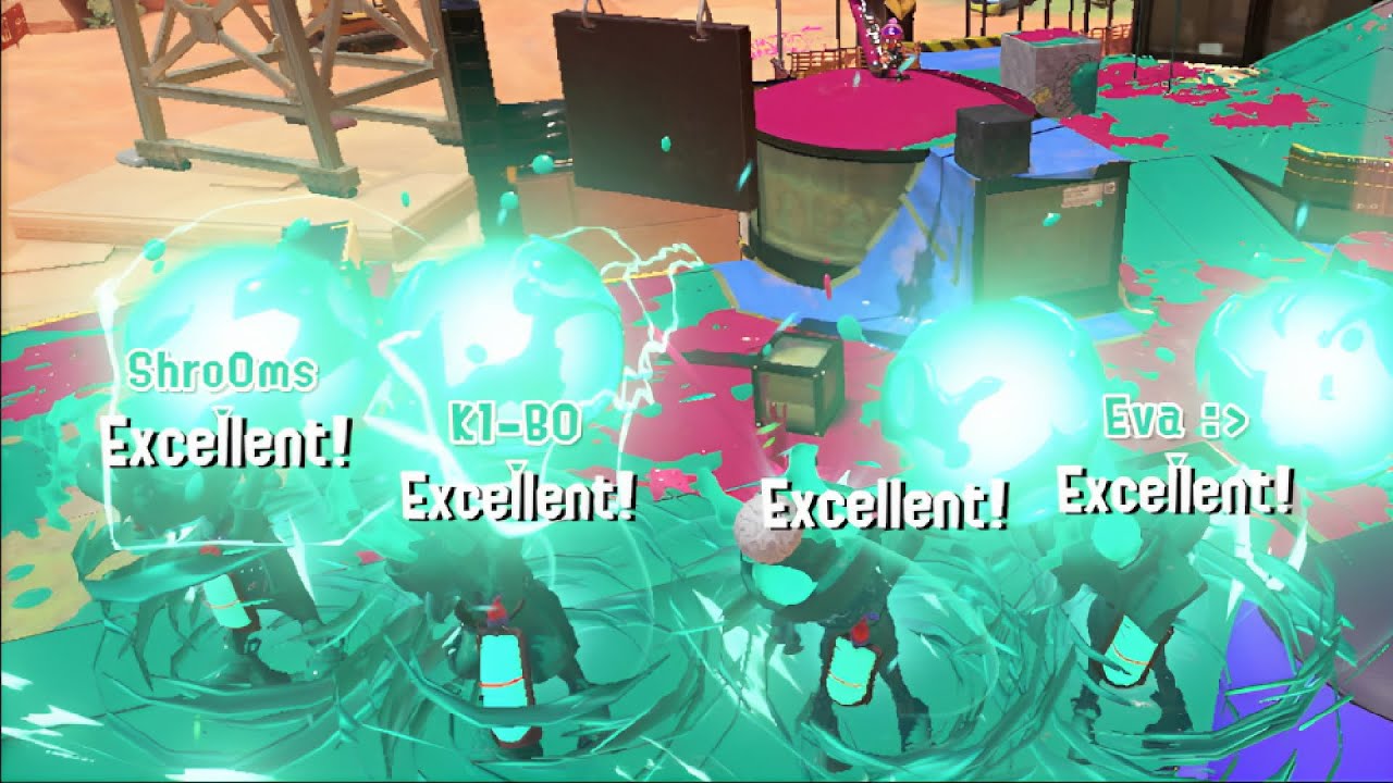 4 Booyah Bombs at the Same Time Splatoon 3