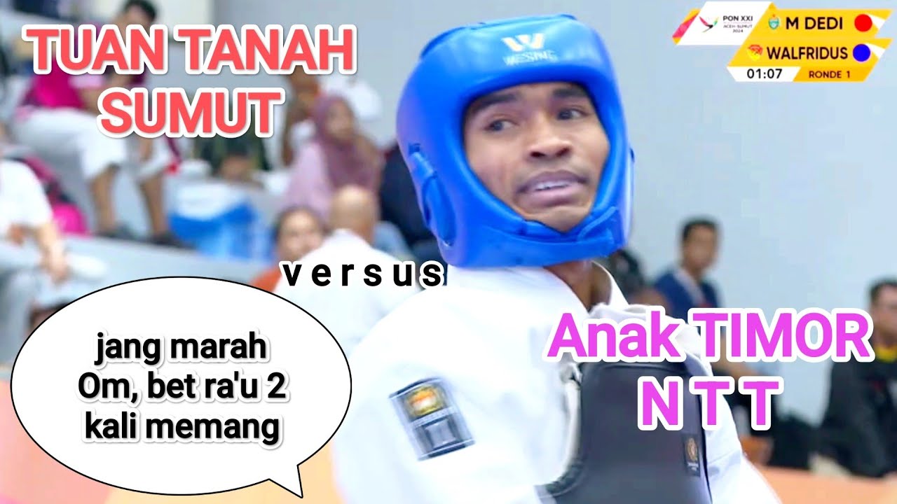 Anak Timor NTT pupus Tuan Rumah SUMUT PON 2024 Randori Putra Kelas 50 55 KG Shorinji Kempo