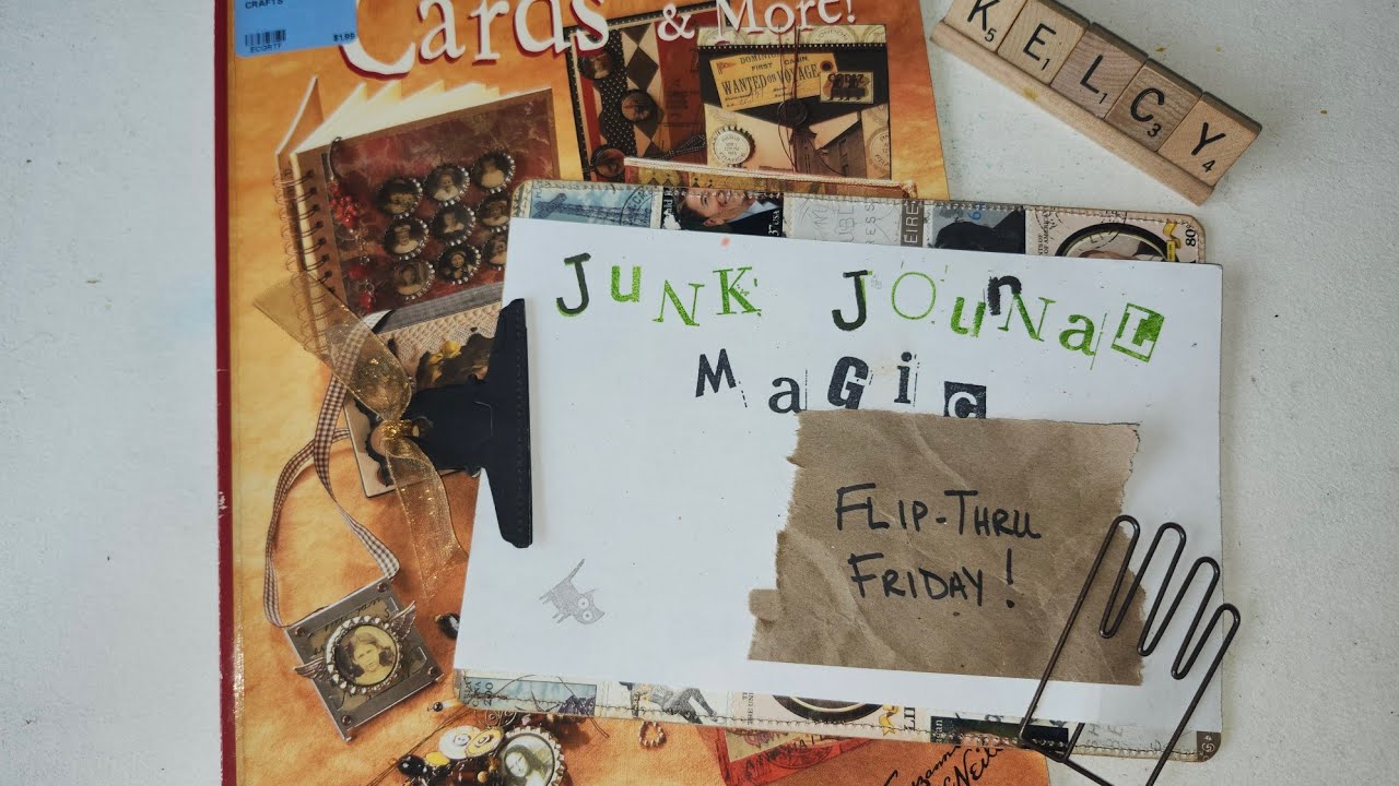Cards, Mini Books, & More #Flipthrufriday @GwenTheTrashWitch  #book #papercrafting #mixedmedia 