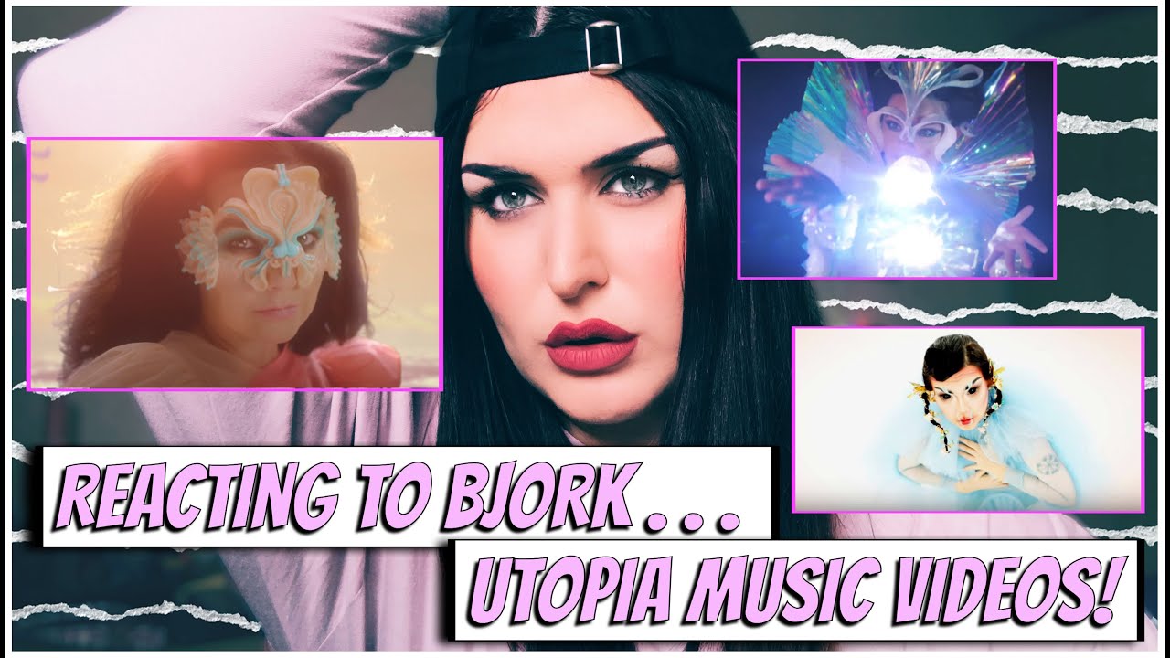 BJORK - UTOPIA ! REACTING TO 5 MUSIC VIDEOS ! MV Marathon commence !