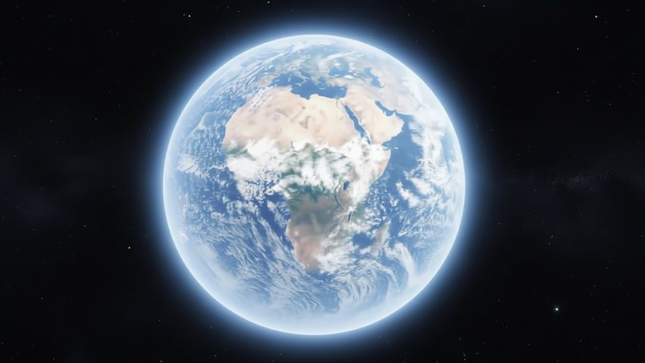 Amazing 3D Hologram Earth Video Spinning in a Hologram Display