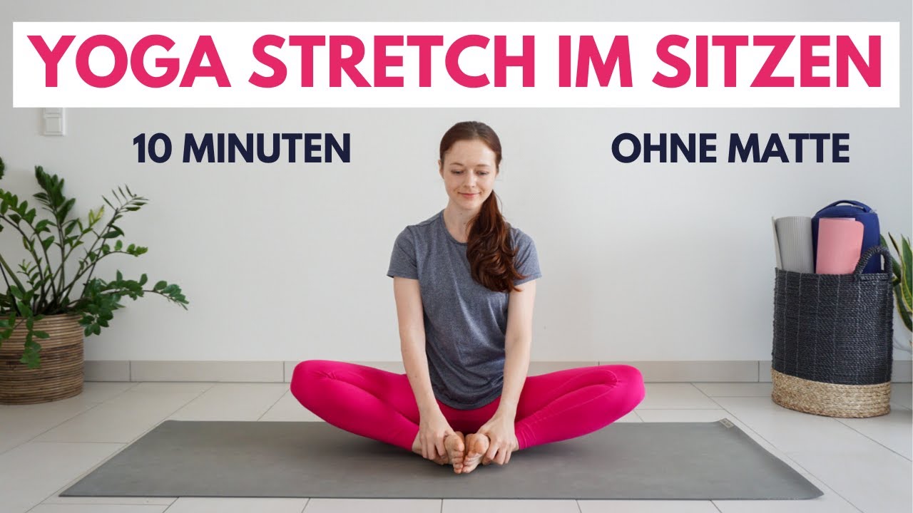 10 min YOGA STRETCH IM SITZEN | Yoga Pause ohne Matte