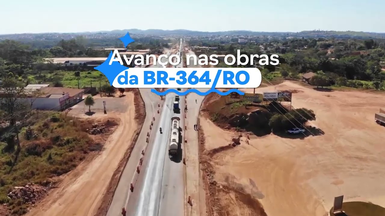 Avan&ccedil;o na adequa&ccedil;&atilde;o da travessia urbana de Jaru, ba BR-364/RO