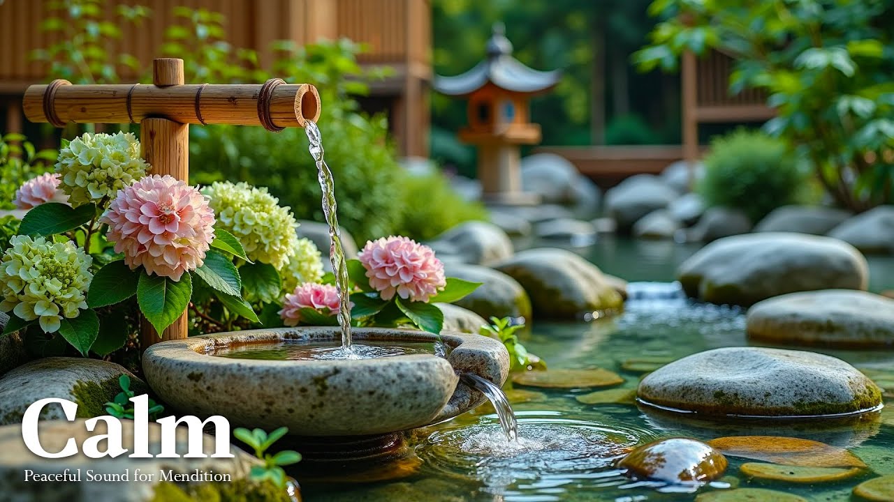 Прекрасная расслабляющая музыка 🌿 Для снятия стресса | Звуки воды и музыка для сна для спа-процедур