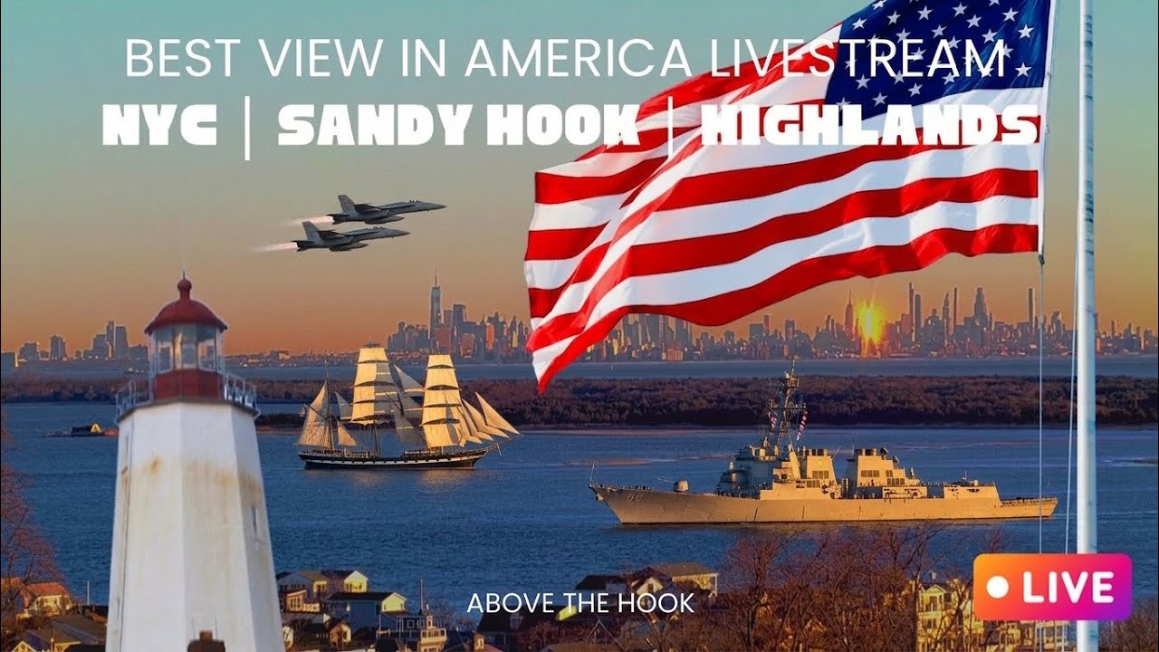 Sandy Hook Bay | NYC Skyline | Highlands NJ Harbor Cam Livestream