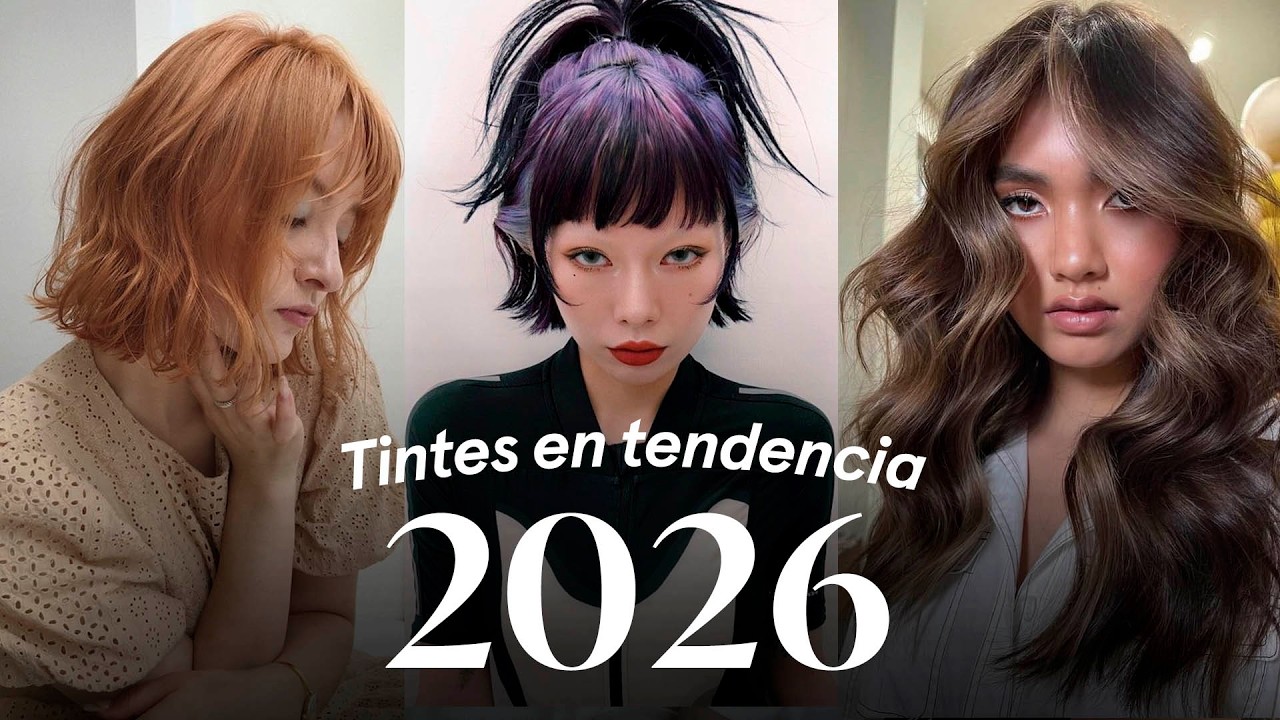 TENDENCIAS DE COLOR EN EL CABELLO 2026 🔝