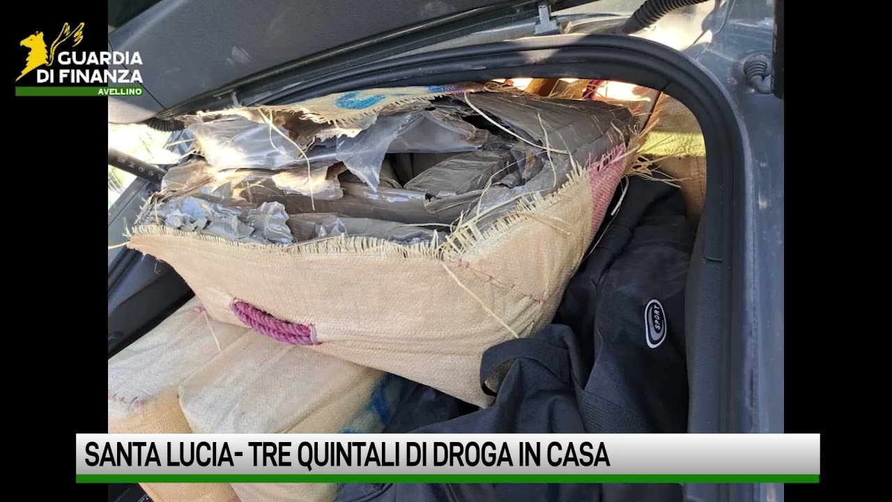 Tre quintali di droga in casa, arrestato incensurato