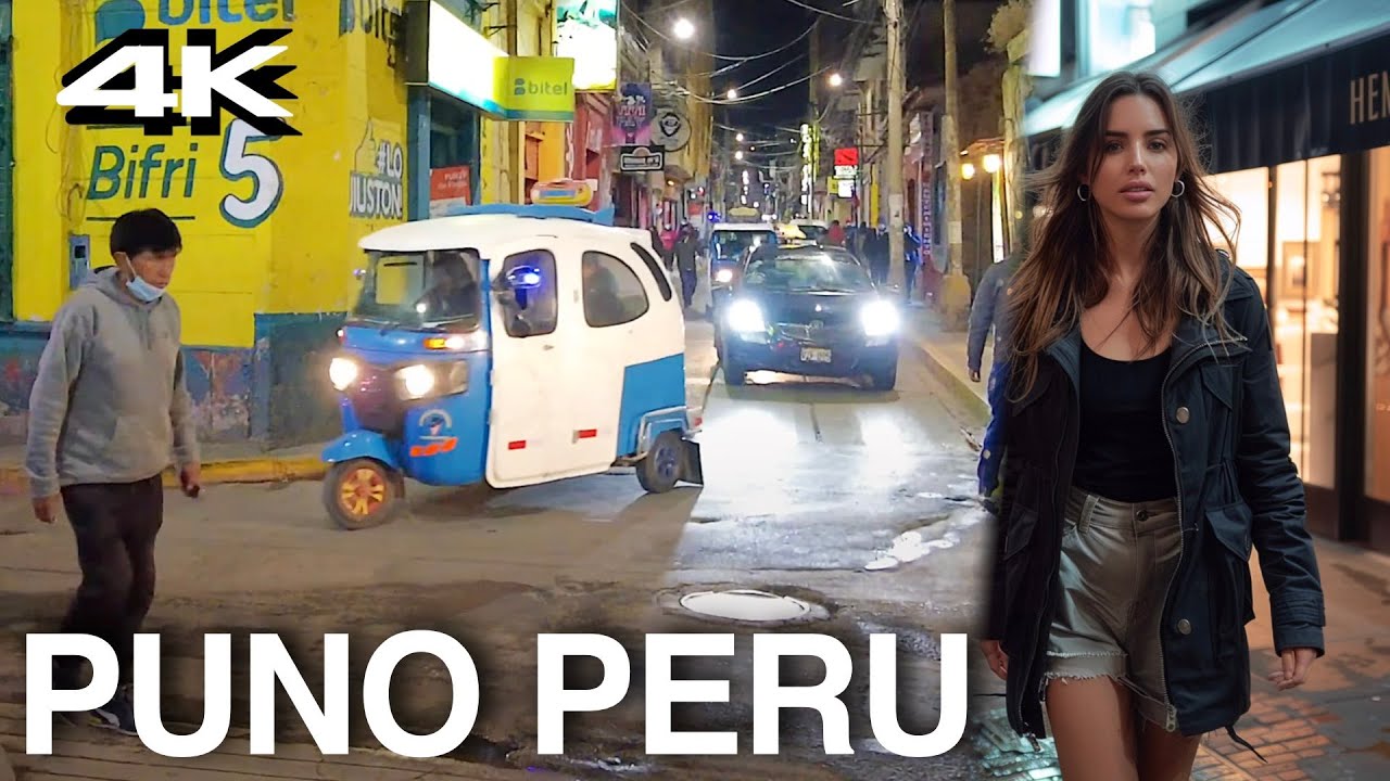 Puno. Peru. 4K Walk