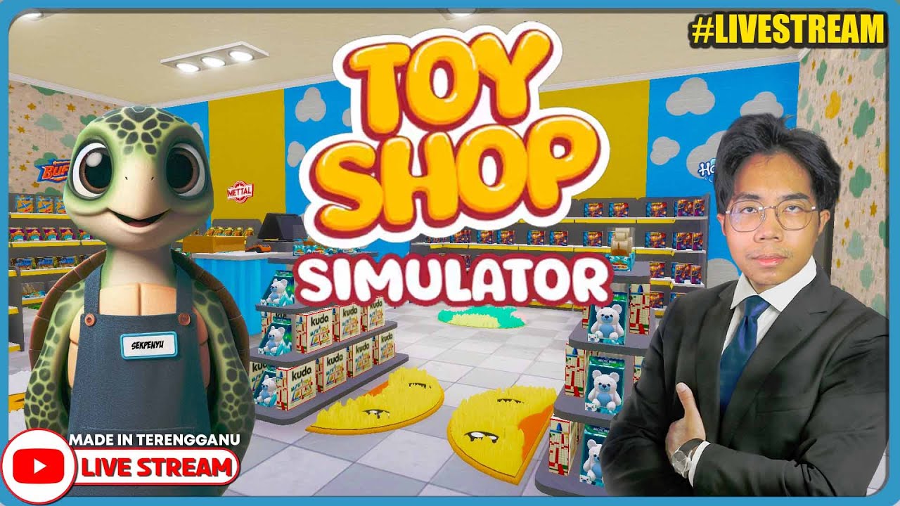 *CNY!* AKU BUKA KEDAI MAINAN! ||🔴 Toy Shop Simulator Gameplay (Malaysia) #Livestream
