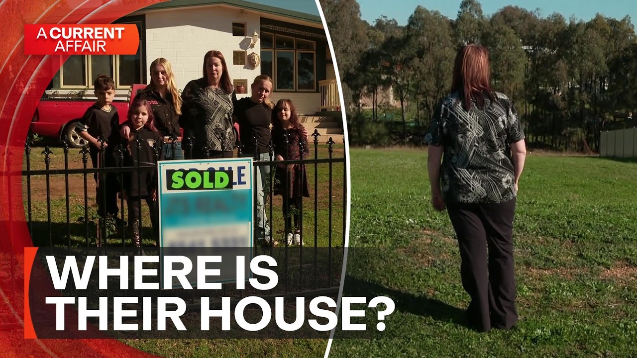 Mum and 11 kids facing homelessness after developer goes bust | A Current Affair