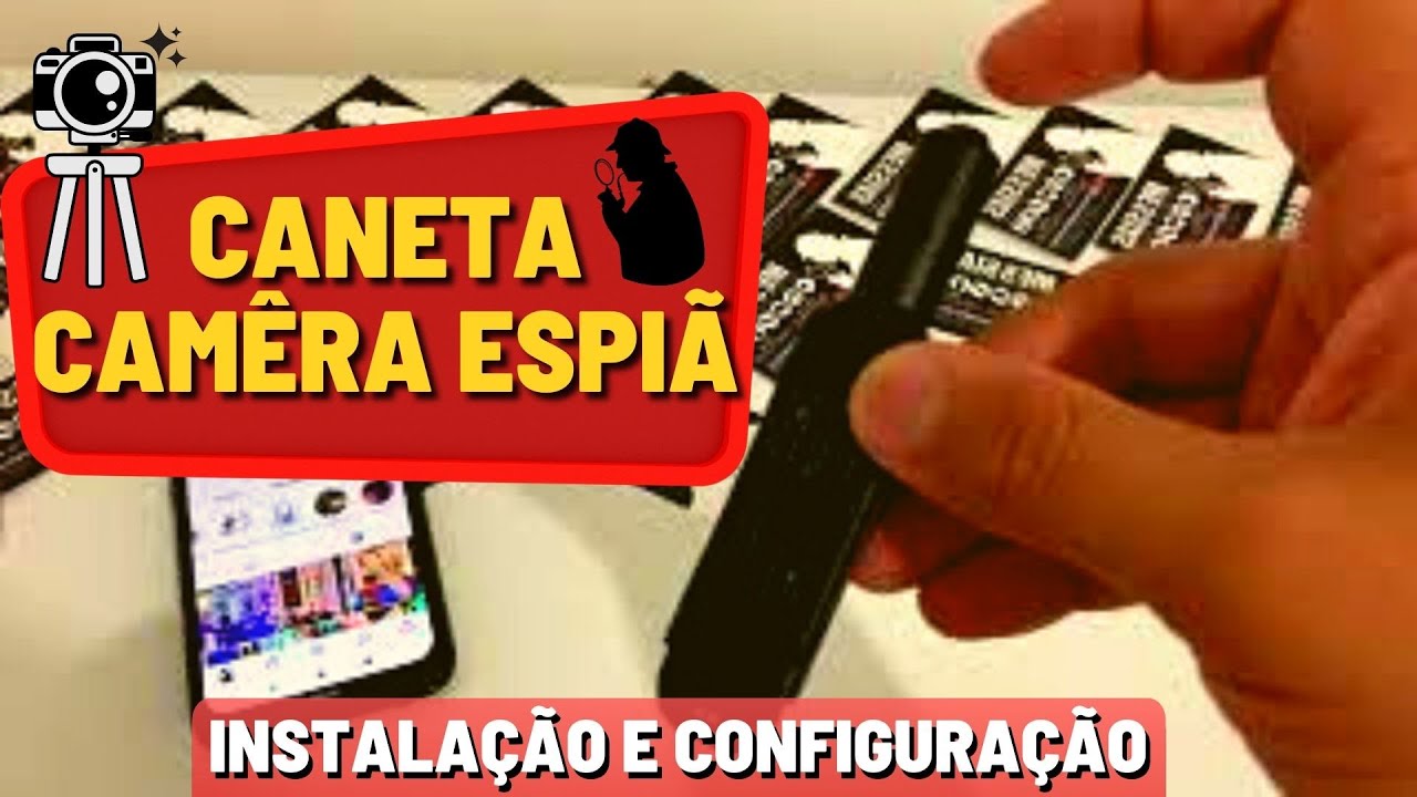 Camera Espiã: caneta camera T189
