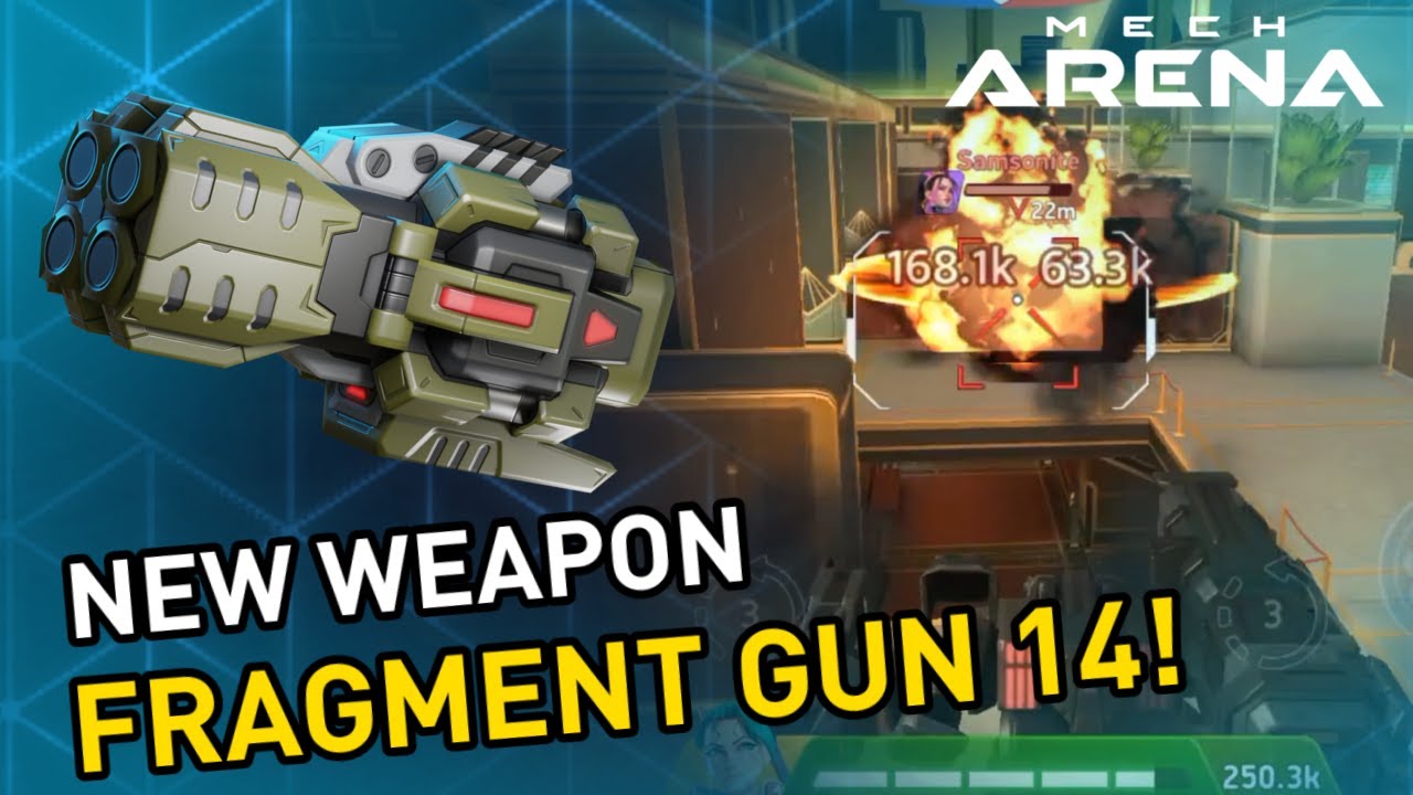The NEW Fragment gun 14 on Onyx is fun! &bull; Redd | Mech Arena