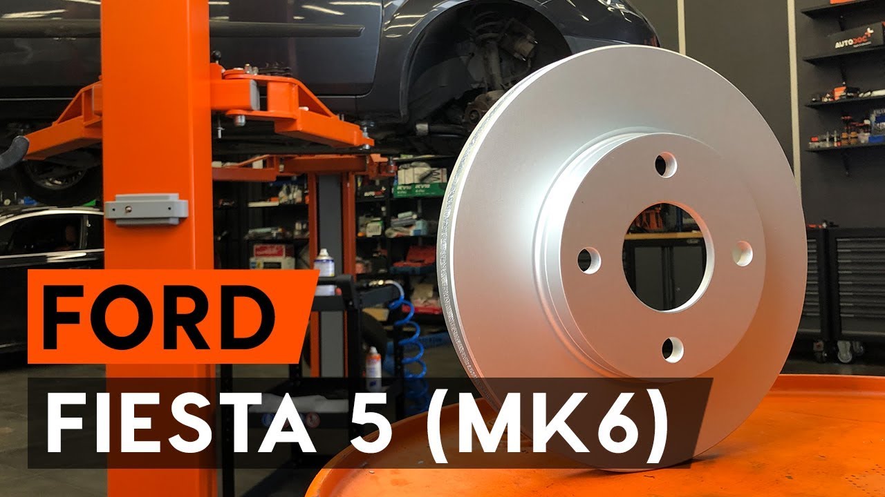 Cómo cambiar los discos de freno delantero en FORD FIESTA V JH, JD [VÍDEO TUTORIAL DE AUTODOC]